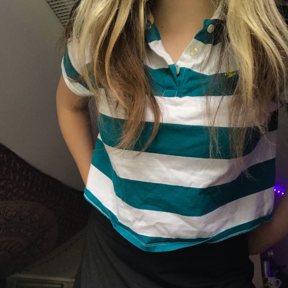 Thrifted polo tee